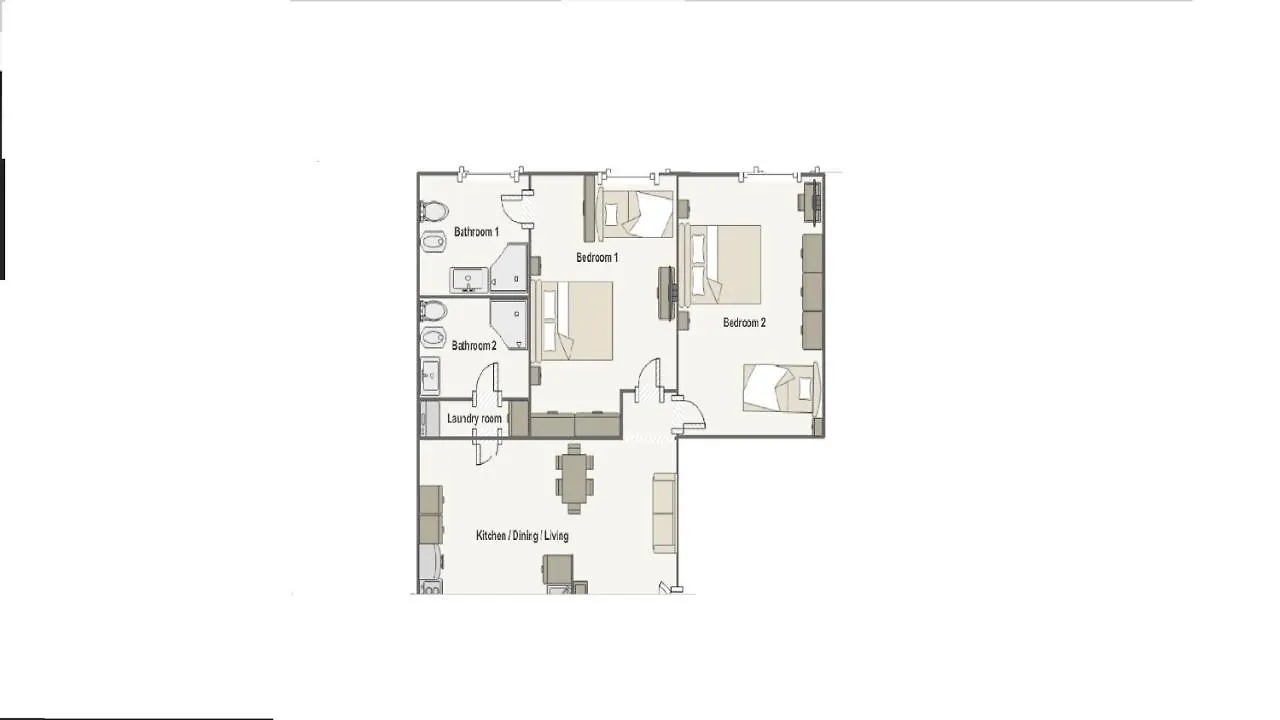 St. John Apartment 2Br/2Bth Roma